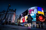 Piccadilly Lights switched back on with ultra-HD screen
