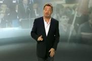 Izzard: suited up for Labour film