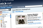 AOL: relaunches web mail service
