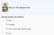 Facebook: Obama poll investigated by the Secret Service