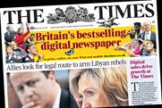 The Times: Promotes its online products