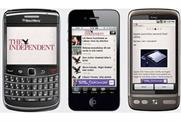 The Independent: apps for  BlackBerry, iPhone and Android smartphones