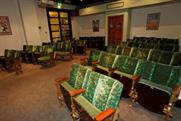 The cinema has period 1930s decoration