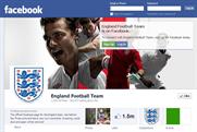 Facebook: England's Football team page gained 3,669 fans during latest match 