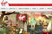 Virgin: reveals redesigned website