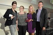 Russell Kane: presents winners with an award at the Thinkbox Planning Awards