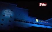 ESC Events help turn The Sun blue 