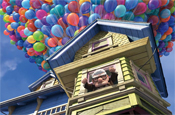 Up: Cimeworld promotes pixar movie