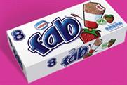 Fab lollies: an R&R Ice Cream brand produced for Nestlé