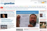 The Guardian: suffers traffic drop