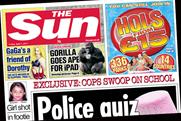 The Sun: cover page April Fools story