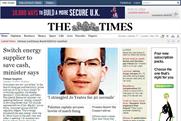 The Times: digital subscriptions up by nearly 10%
