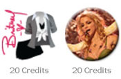 Britney Facebook gifts: costing $2 each