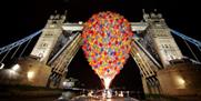 Beatwax ‘fly’ hot air balloon through Tower Bridge