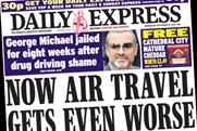 Daily Express: front page offers free cheddar