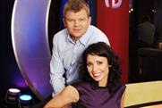 Adrian Chiles: with One Show co-host Christine Bleakley