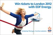 EDF: offers London 2012 tickets as part of latest marketing strategy