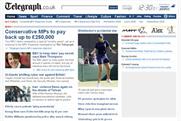 Telegraph: online traffic boosted by MPs' expenses revelations