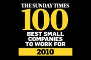 Sunday Times: publishes 'Best Small Companies' list