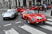 Ferrari's take over Regent Street at store launch