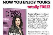Readers Digest: ad celebrates new ownership