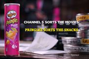 Pringles: signs film-sponsorship deal with Channel 5