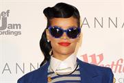 Rihanna performed her new single after the swtich-on
