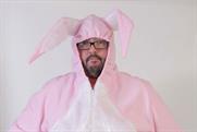 Dotty Bingo: launch ad features actor Ewen Macintosh in pink rabbit costume