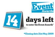 Only 14 days left to enter the Event Awards