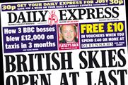 The Daily Express: Debenams £10 voucher for readers