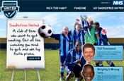 Smoke Free: NHS site attracts football fans