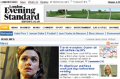 Evening Standard: website receives content from Press Association