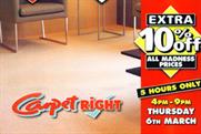 Carpetright: hands brief to Twenty Twenty Vision
