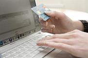 Online shopping: surged to around £111 per shopper in December 