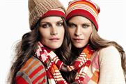 Gap ads: women wearing scarves like to hug, apparently 