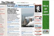 Gannett: revenues at its UK Newsquest operation fell 29.3%
