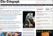 Telegraph.co.uk: reported the biggest leap in monthly users for October