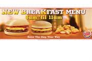 Burger King sets its sights on UK breakfast sector