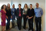 Left to right: Alison Lawrence, Saara Pietilä, Hazel Thompson, Jennifer Fletcher, Sophie Salisbury, Paul Stoddart and Dave Sorsoli Not pictured: Cedric Chambaz