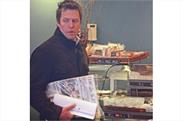 Hugh Grant: seen taking another title to breakfast