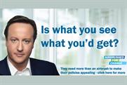 Labour: adopts airbrushed Cameron idea