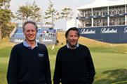 Greg Lawless and Paul Berger at Ballantine's in South Korea