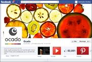Ocado: promoting its social gifting offer via Facebook