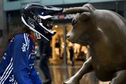 BMX: a rider goes head-to-head with a bull at Birmingham's Bullring 