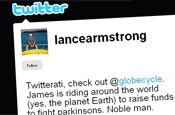Twitter: Lance Armstrong attracts cycle fans