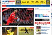 Sports Direct: rolls out sport news service