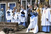 For 300 years a chorister has been ‘upended’ in the Willkes’ Walk ceremony in Leighton Buzzard