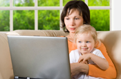 Social networking: popular with mums