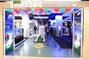 The Samsung installation in Selfridges
