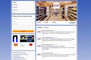 Tesco's Twitter page